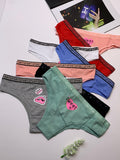 *Bundle Offer* Funky Print Strechable Cotton Underwears Q6015 (119)