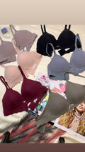 (32-38)b size Daily wear Thin-Pad Non-Wired Seamless Bra(308)^