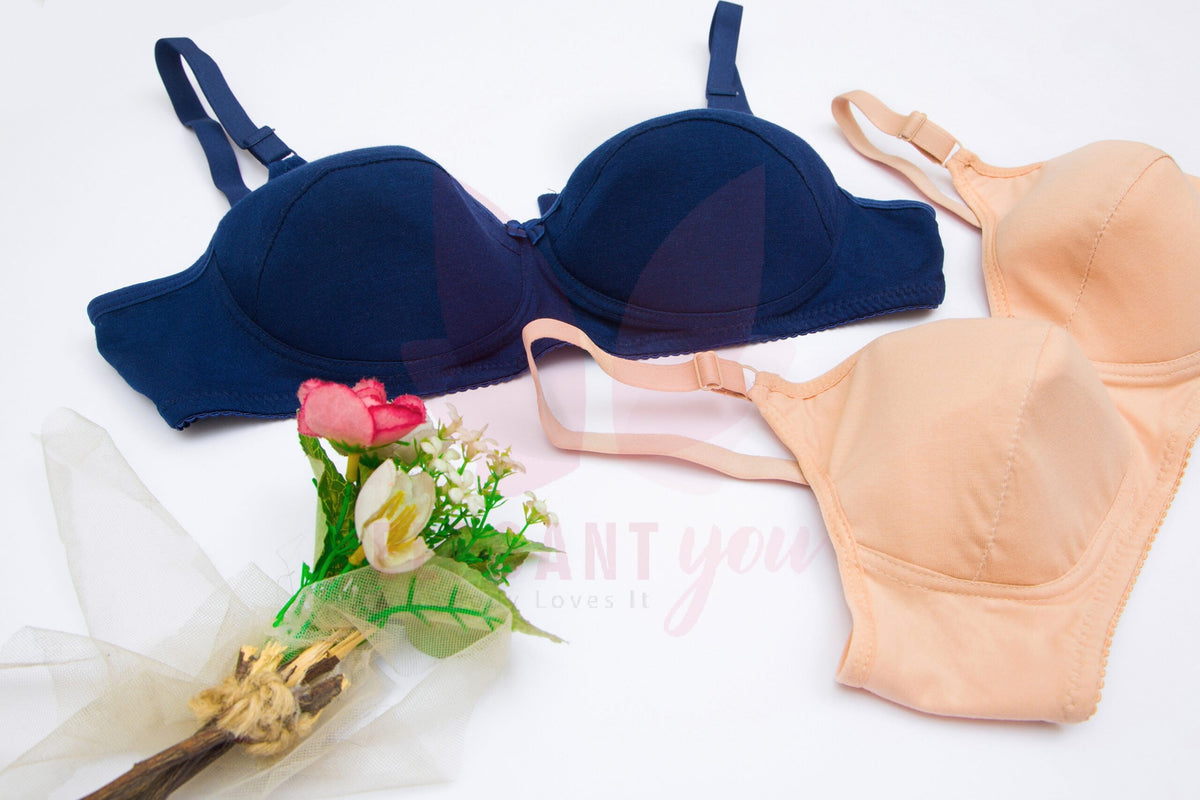 Bundle Offer Thin Pad Cotton Bra(T-124)