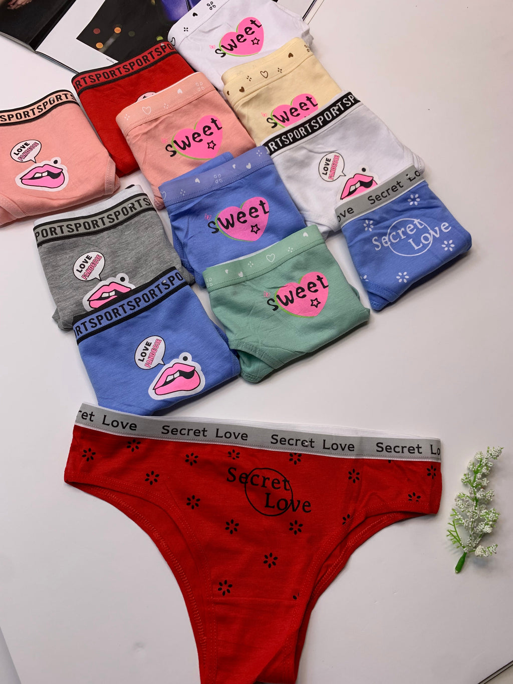 *Bundle Offer* Funky Print Strechable Cotton Underwears Q6015 (119)