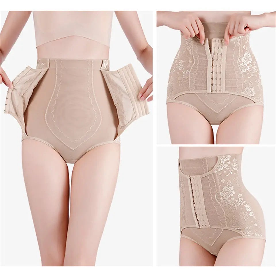 High Waist Panty Style Tummy Shaper with Hooks D19(A-2)