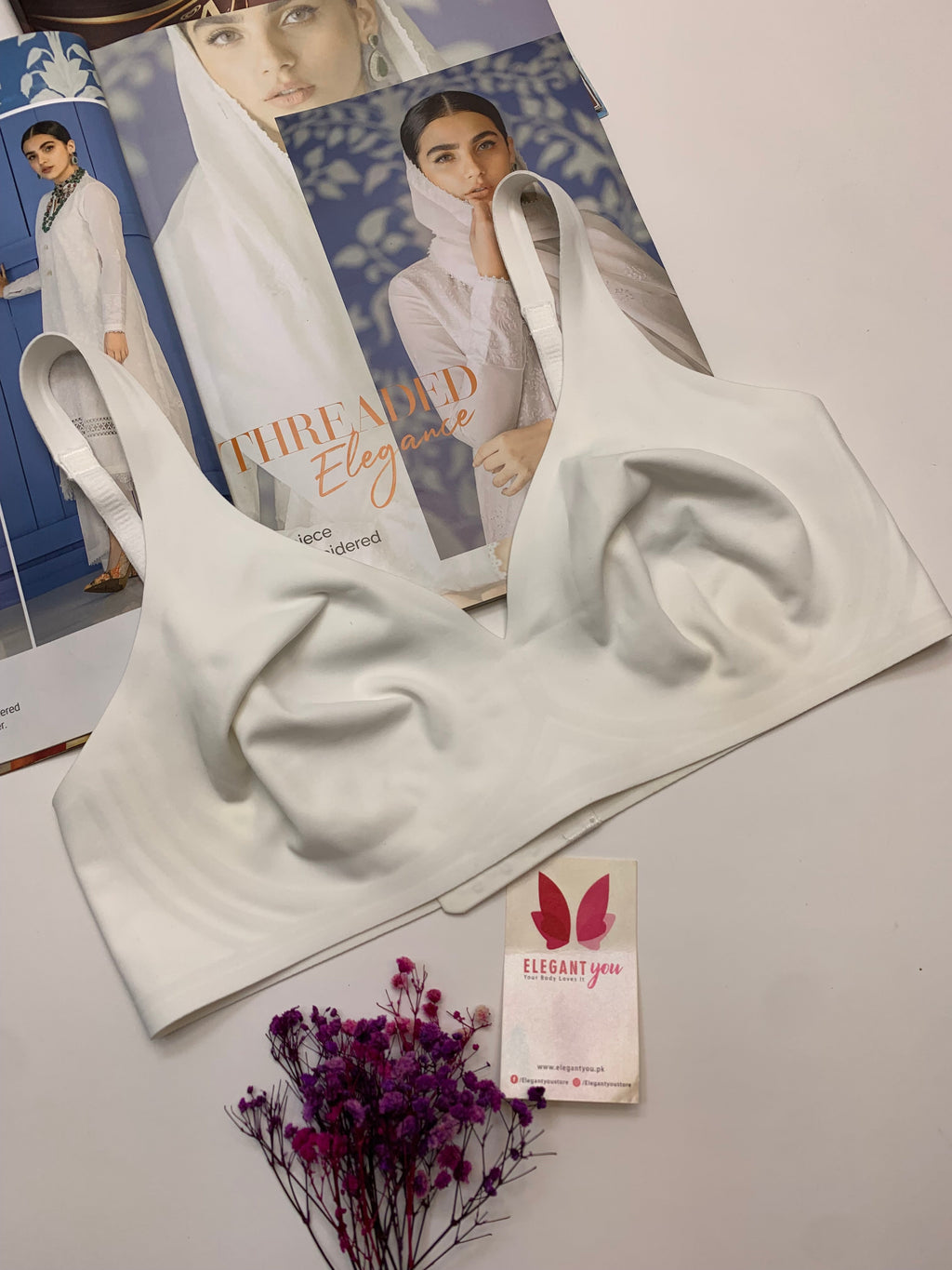 (34-40)b/c  One Stich Anti Rash No Wire Butter Stuff Bra(226 R7-B)