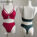 (28-34) Sexy Hollow Out Yoga Bra and Panty Set (318)*