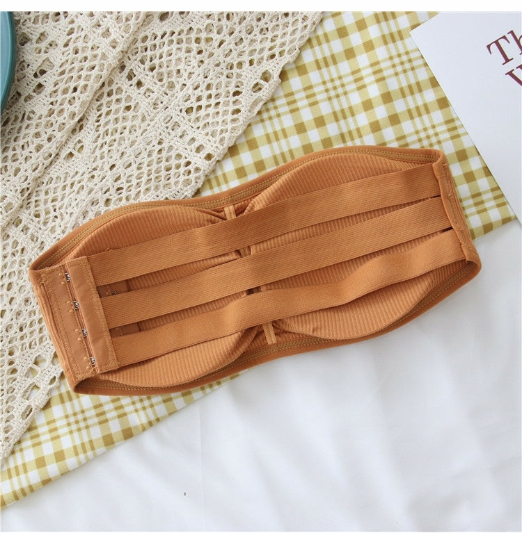 (28-36)Soft Padded Strapless Bra With Removable Pads(5023)[014]*