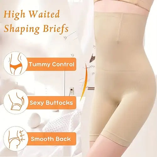 Women's High Waist Body-Shapping Buttocks Lifting Slim Fit Anti Glare Leggings(A-1)