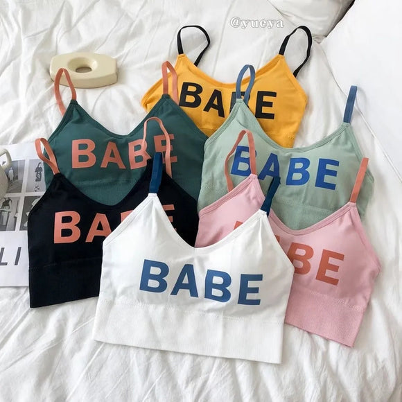 (28-36)BABE Written Soft Padded Bra (048)*