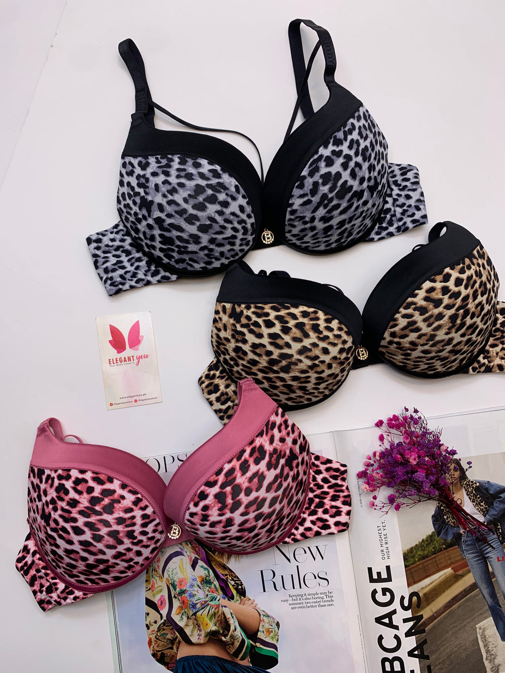 (34-40)B Binny's Padded Pushup Wire Bra(150)*