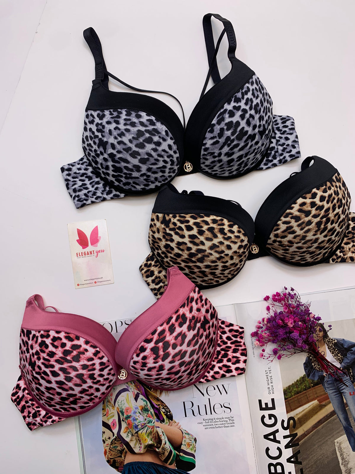 (34-40)B Binny's Padded Pushup Wire Bra(150)*