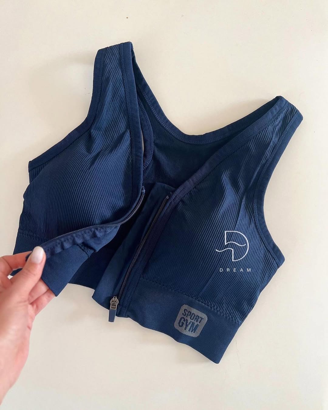 (30-38) Front Zipper Sports Bra For Gym and Yoga (045)