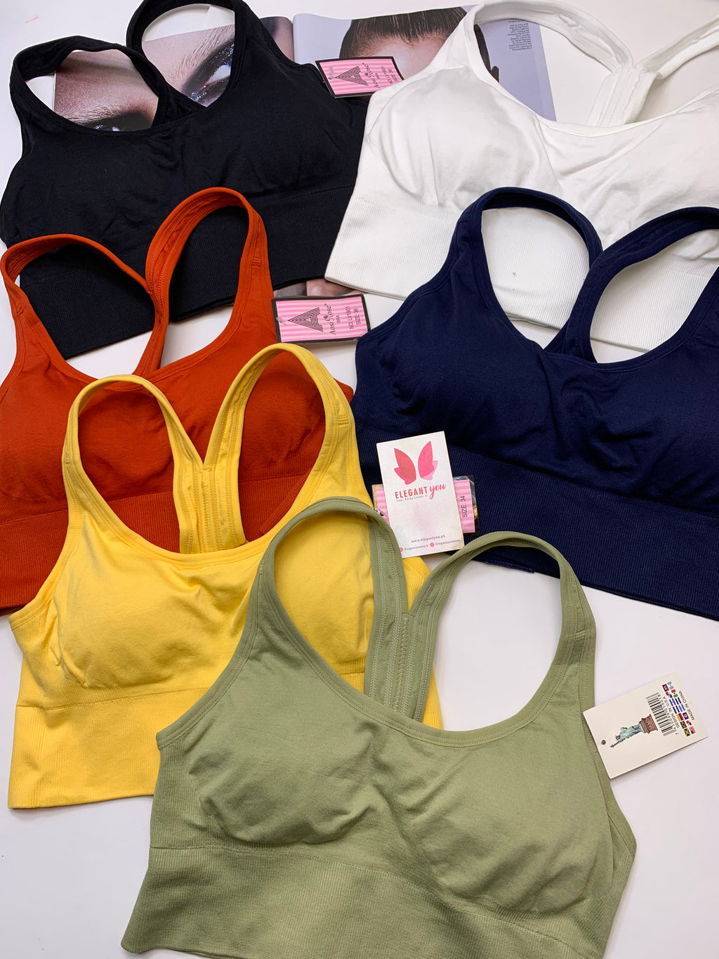 Fit Flex Back Hook Sports Bra for 34-40 size (009)*