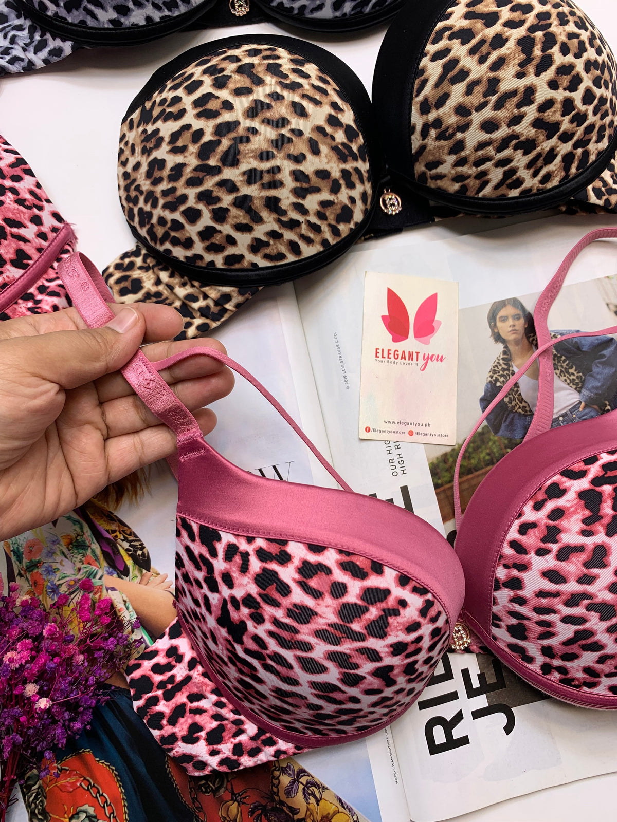 (34-40)B Binny's Padded Pushup Wire Bra(150)*