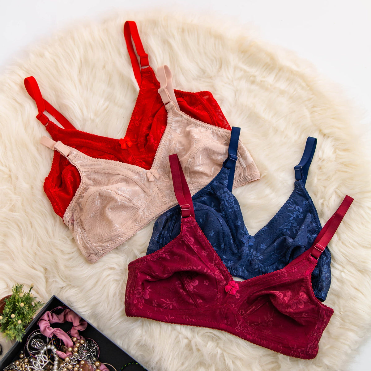(32-42)b Daily Wear Soft Stretchable Bra 140(T-140)