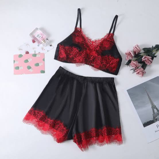 Intimate 2 Piece Boxer and Brallete Set 6166(C9-R5)