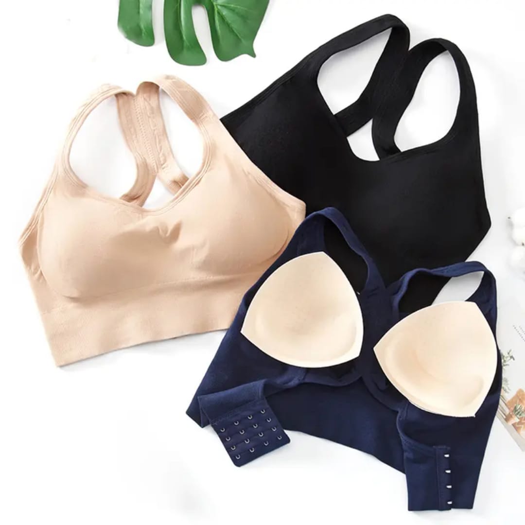 Fit Flex Back Hook Sports Bra for 34-40 size (009)*