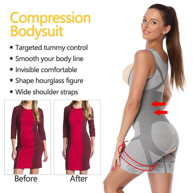 Women’s Full Body Invisible & Breathable Slimming  Shapper 6815(B-1)