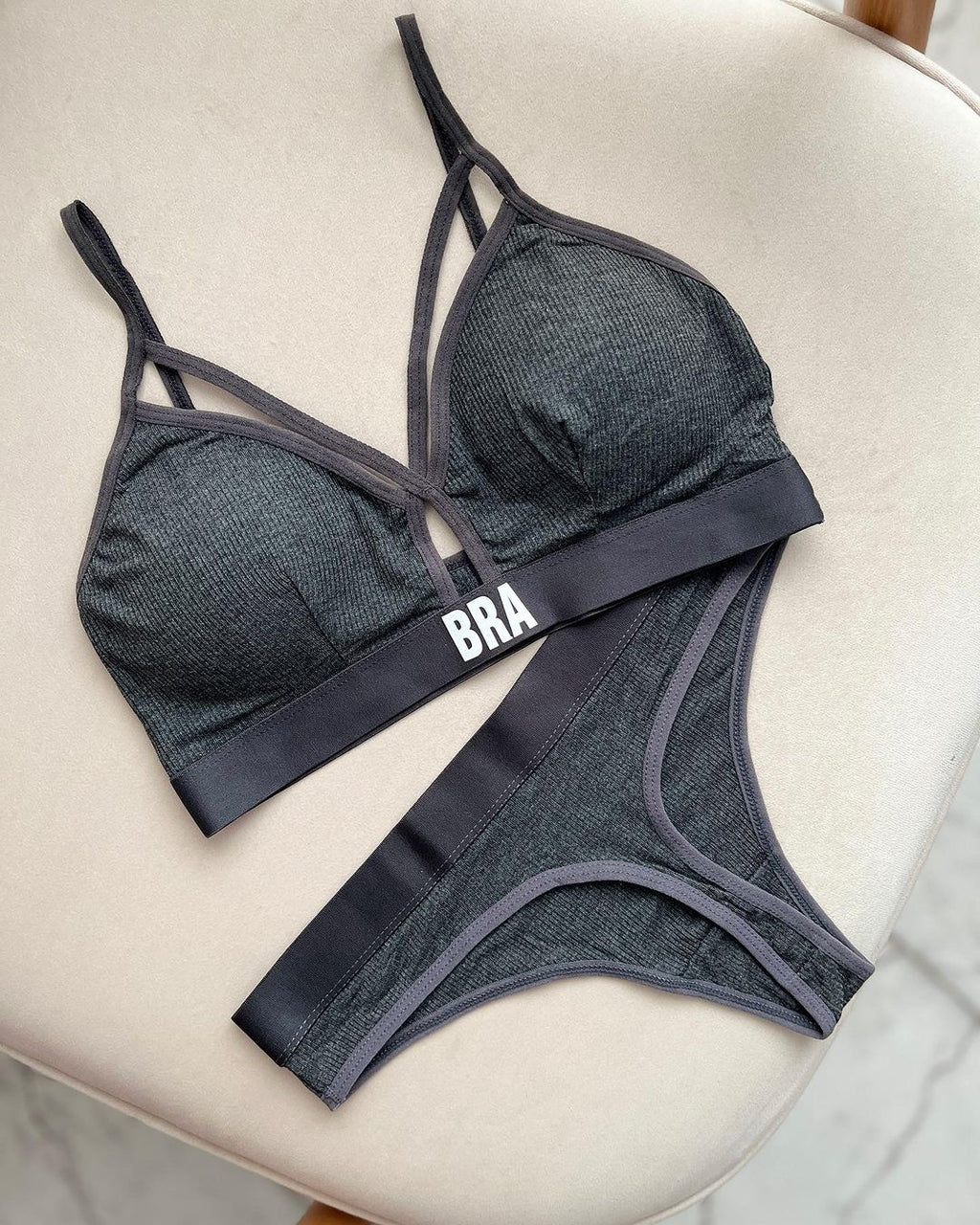 (28-34) Sexy Hollow Out Yoga Bra and Panty Set (318)*