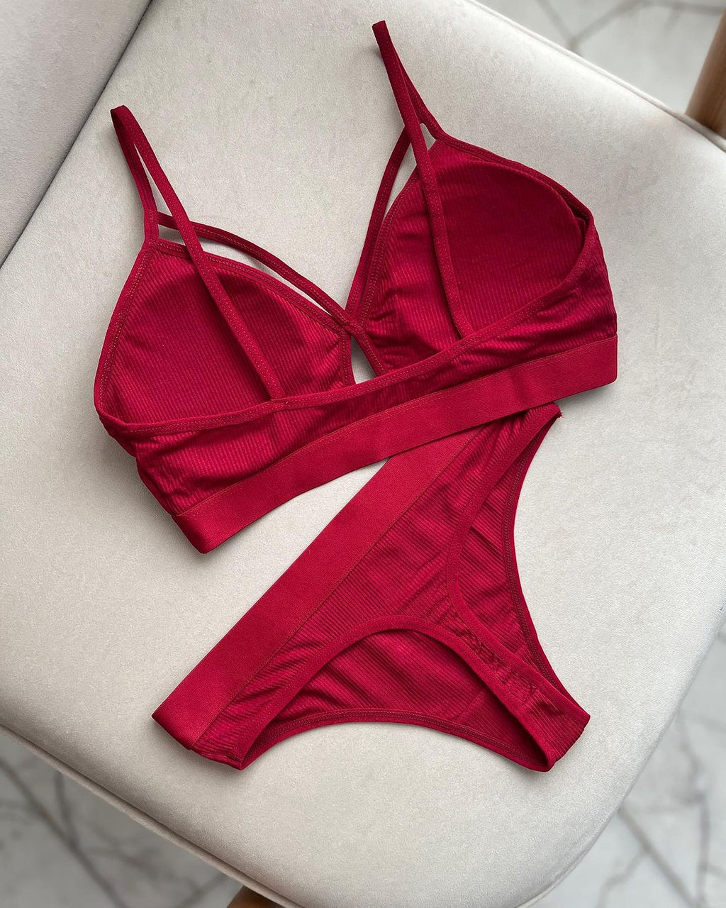 (28-34) Sexy Hollow Out Yoga Bra and Panty Set (318)*