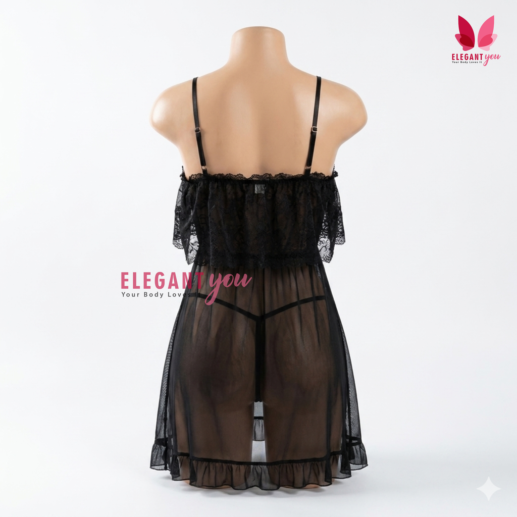 Frill Nighty Short Lingerie(C1-R2)