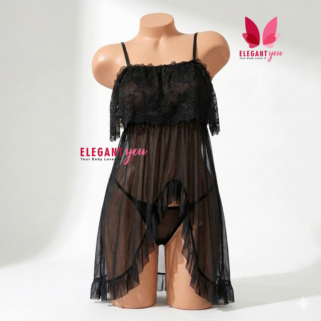 Frill Nighty Short Lingerie(C1-R2)
