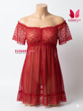 Off Shoulder Elegant Gown Nighty 35359(C5-R3)