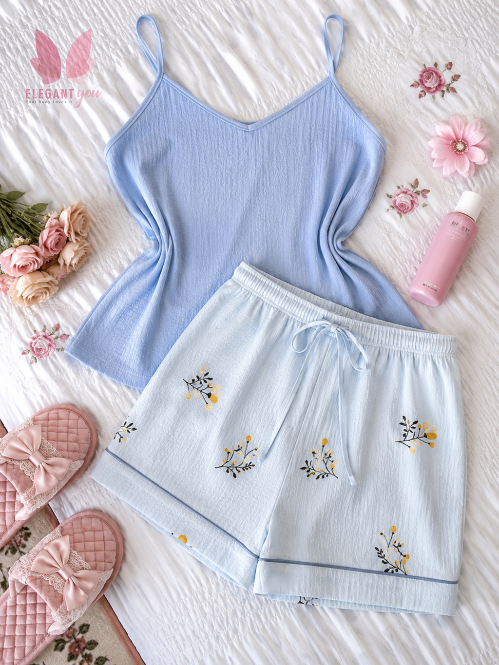 Cute Girls Lounge Wear With Shorts 78272(C2-R5)