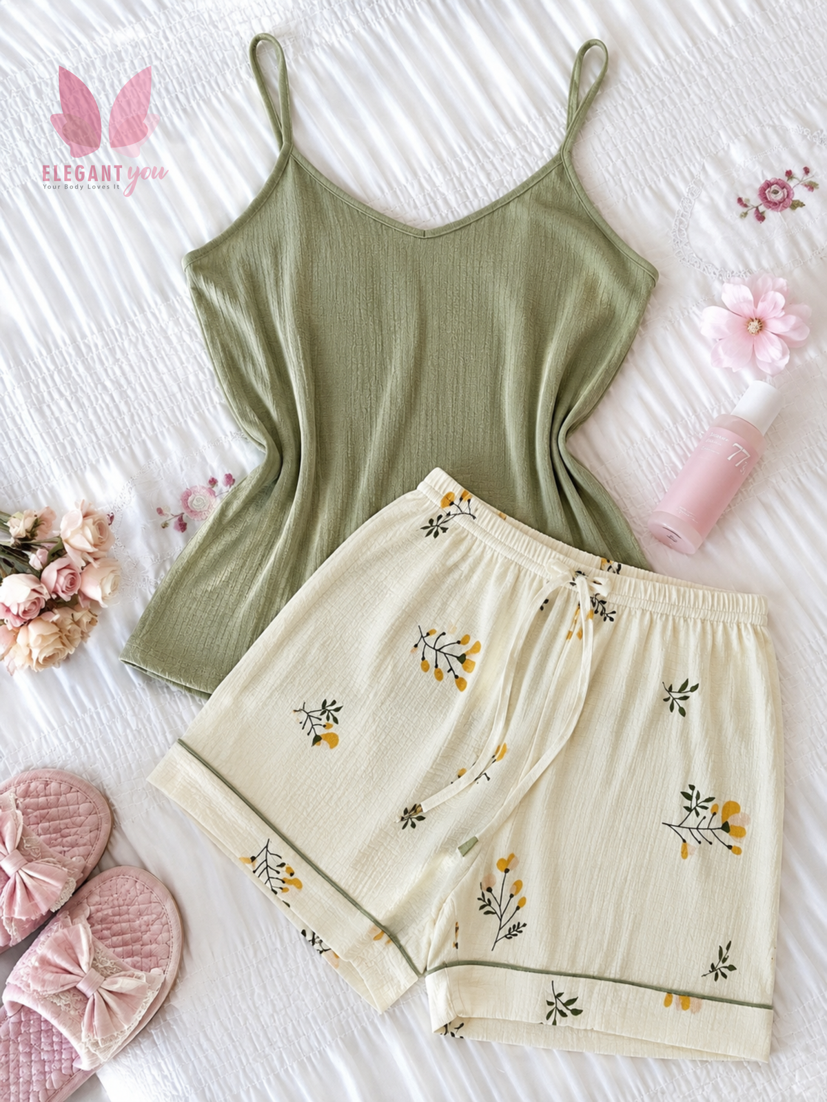 Cute Girls Lounge Wear With Shorts 78272(C2-R5)