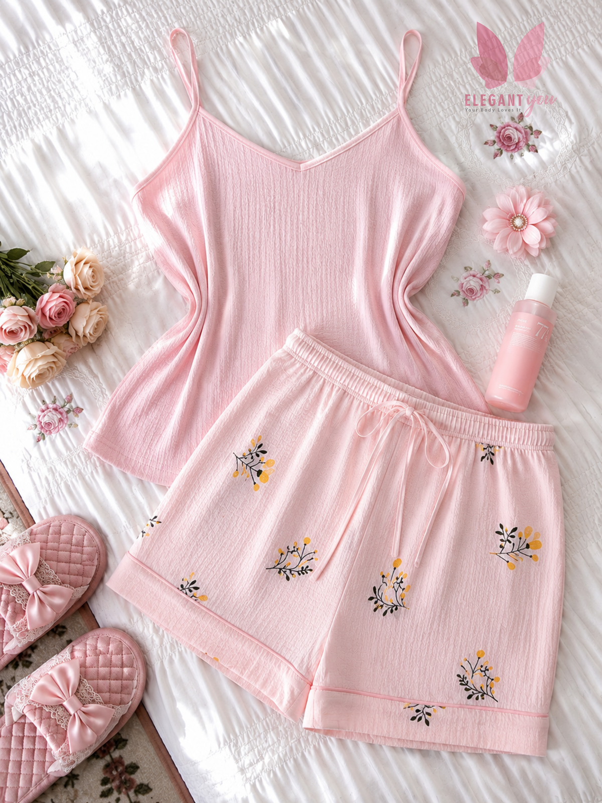 Cute Girls Lounge Wear With Shorts 78272(C2-R5)