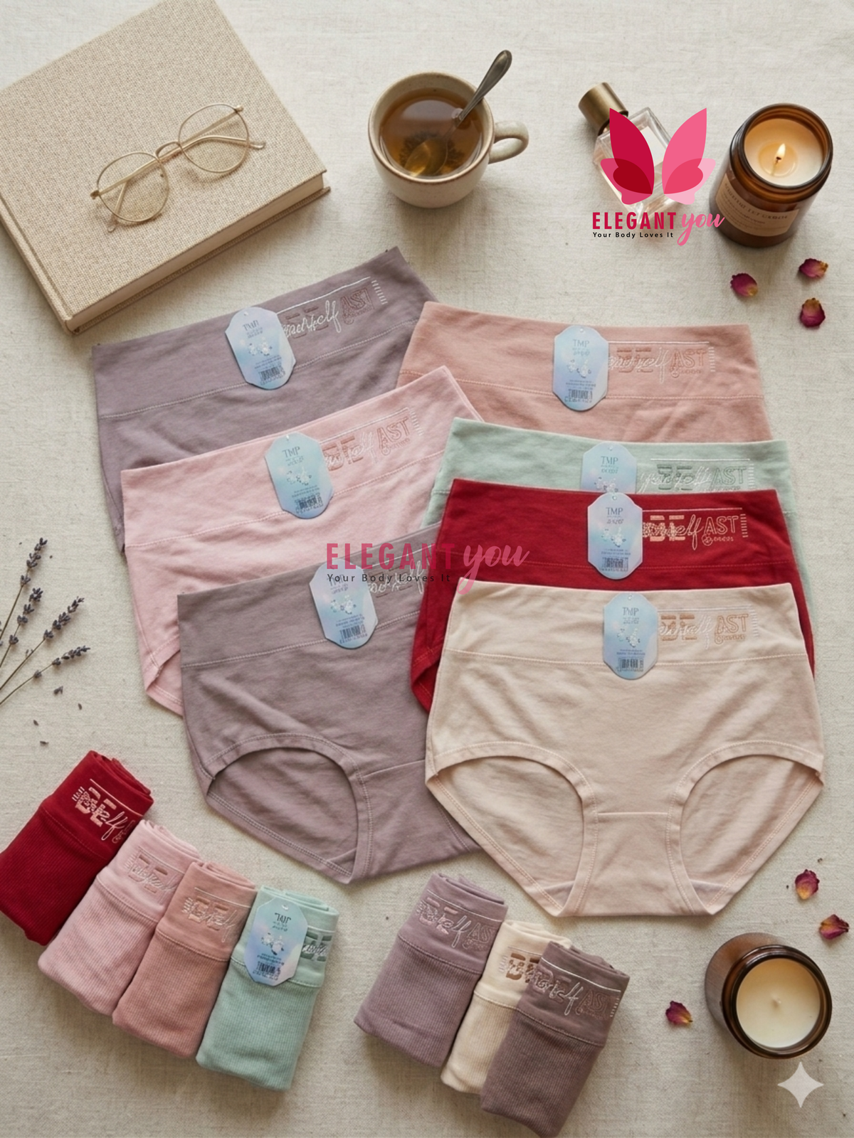 *Bundle Offer* Soft Cotton Underwear "Be Your Self" 320(126)