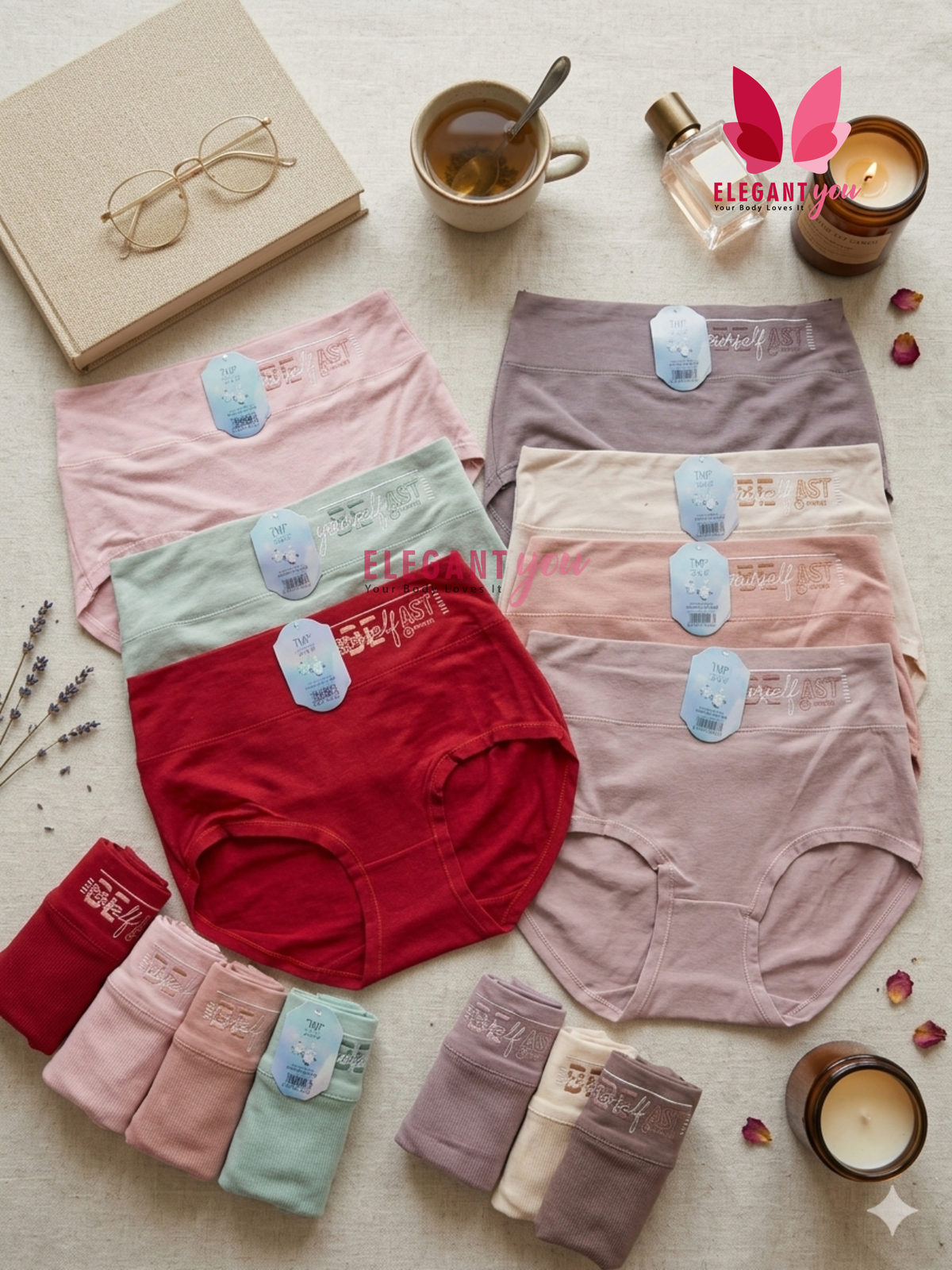 *Bundle Offer* Soft Cotton Underwear "Be Your Self" 320(126)