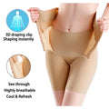Women's Seamless High Waist With Adjustable Hooks Body-Shapping Buttocks Lifting Slim Fit Anti Glare Leggings(30015)(C-1)