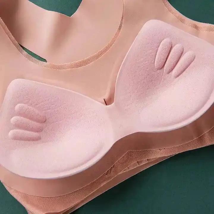 (44-46) Women Seamless Cross Posture Corrector Butterfly Bra [070]*