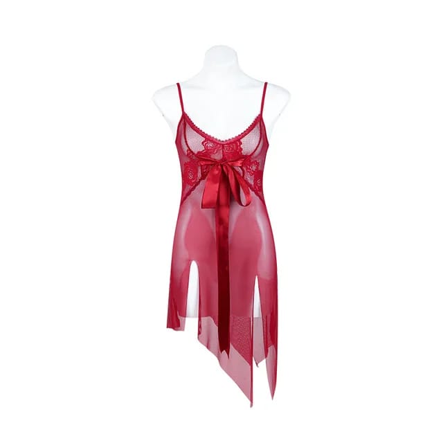 Bow Style Hot Frill Nighty 8133(C5-R1)