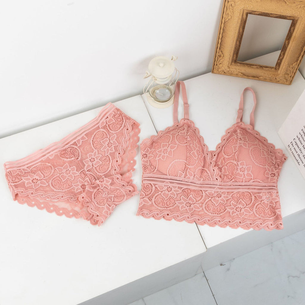 (30-36)Elegant Brallete and Panty Set Free Size(035)*