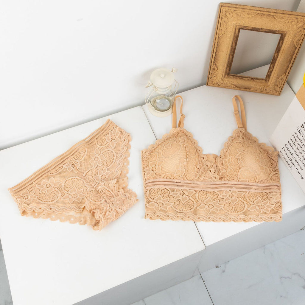 (30-36)Elegant Brallete and Panty Set Free Size(035)*