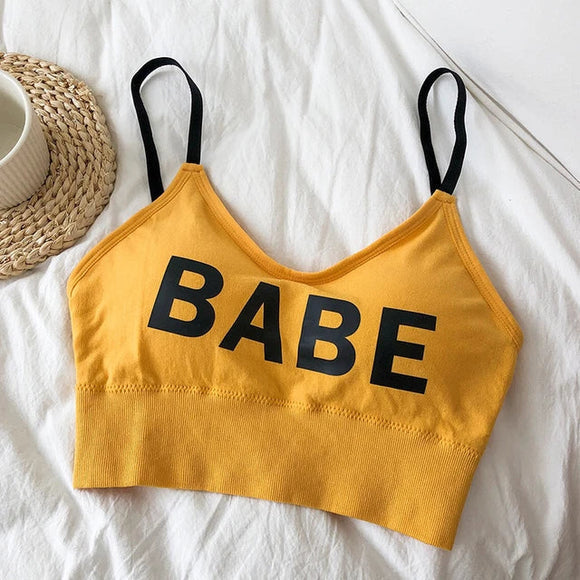 (28-36)BABE Written Soft Padded Bra (048)*