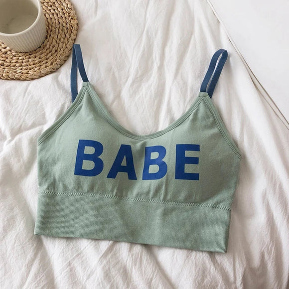 (28-36)BABE Written Soft Padded Bra (048)*
