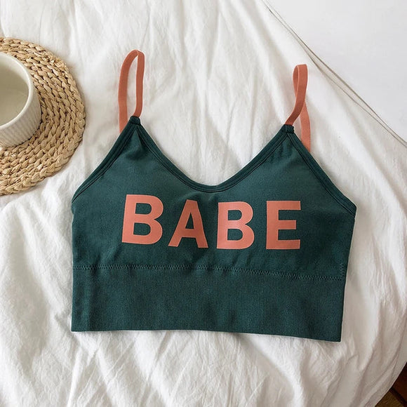 (28-36)BABE Written Soft Padded Bra (048)*