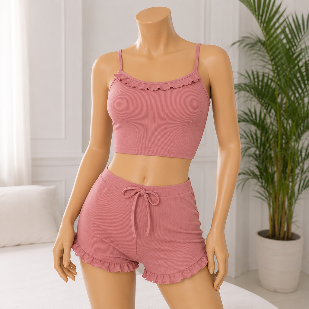 Cozy Girls Short Cami and Boxer Pair (25627)(C4/C5-R4)