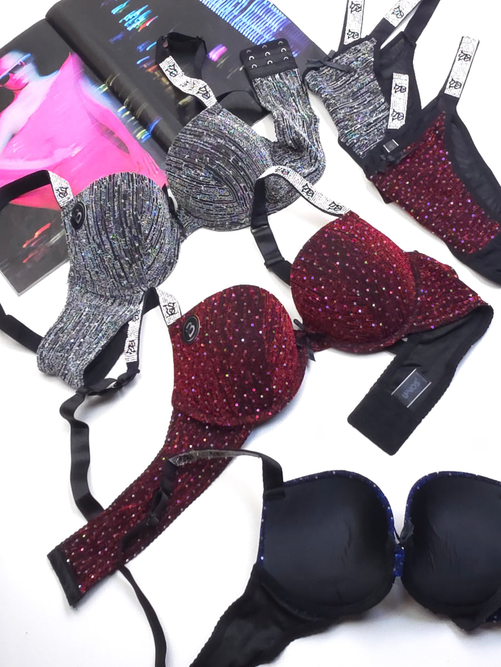 (34-40)b Moonlight Padded Pushup Bra Panty Set (R2)^