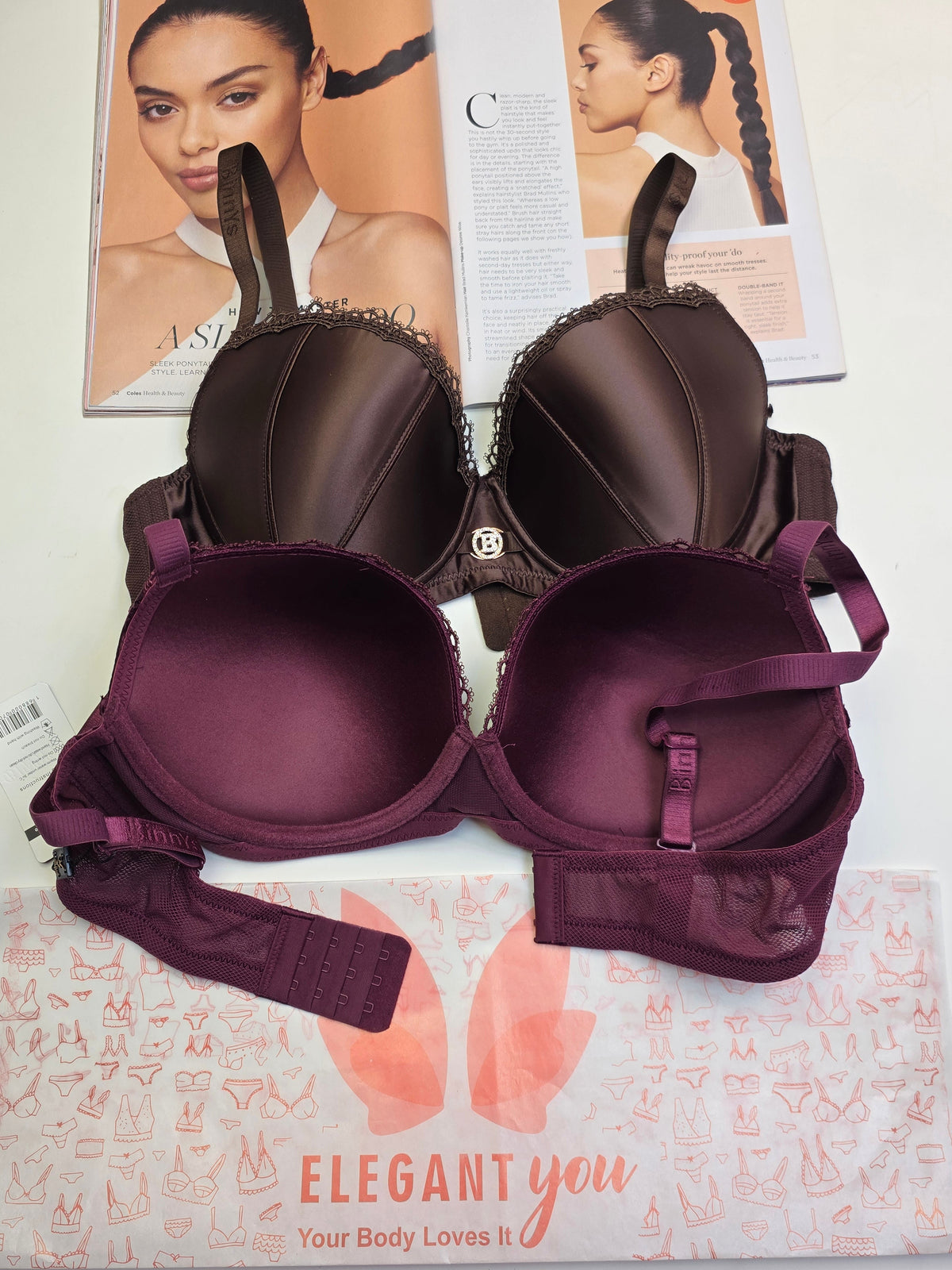 (36-42)D  Binny's Premium Plus Size D Cup Underwire Bra*HM7072(173)