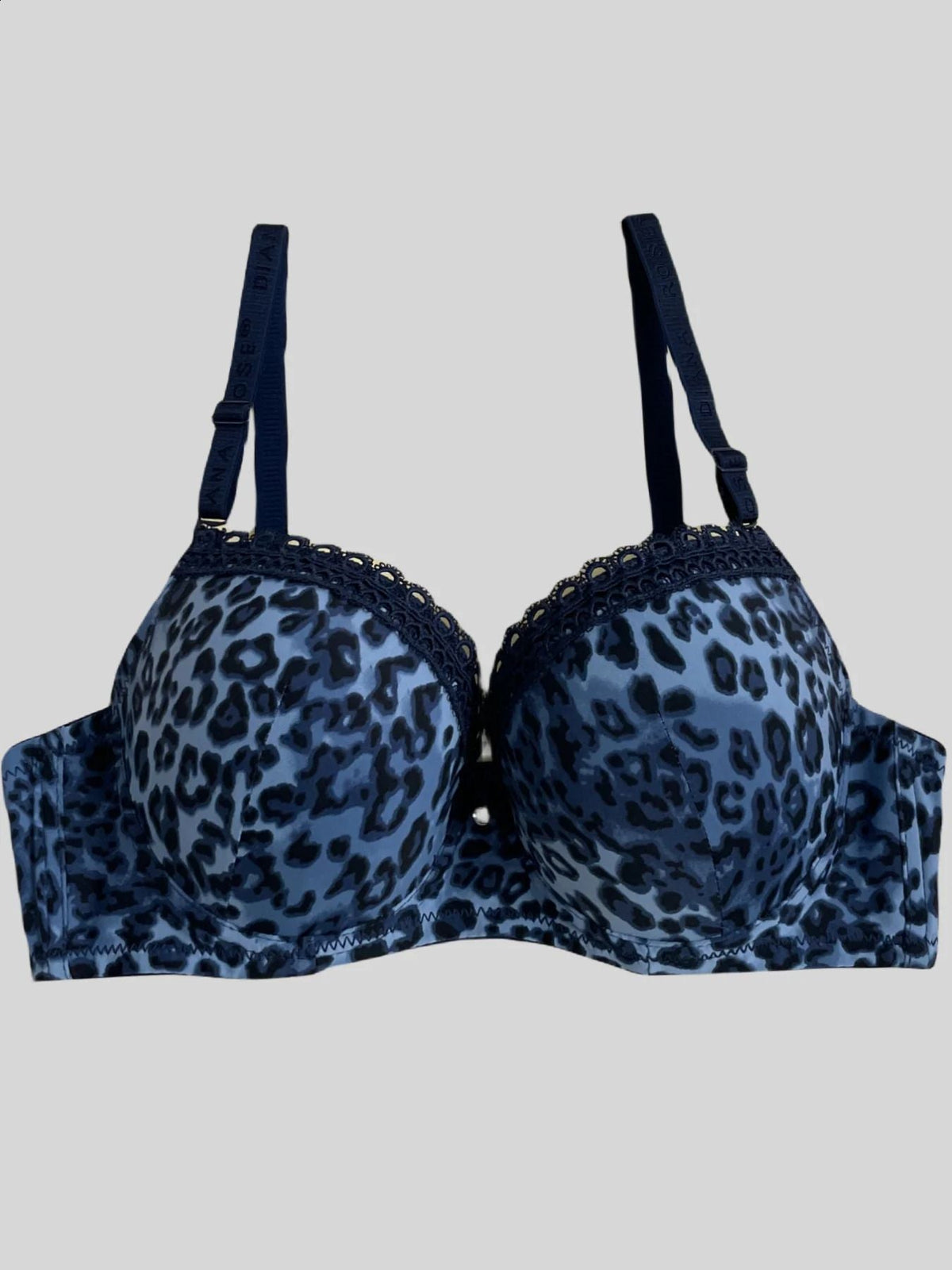 (36-42)C Leopard Print lace Thin Pad  C Cupsize  Wired Bra(145)*