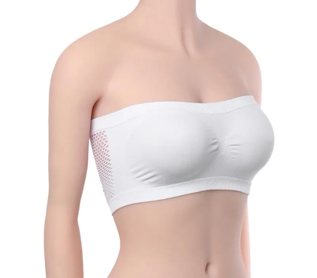 Breathable Cotton Strapless Bra (038)