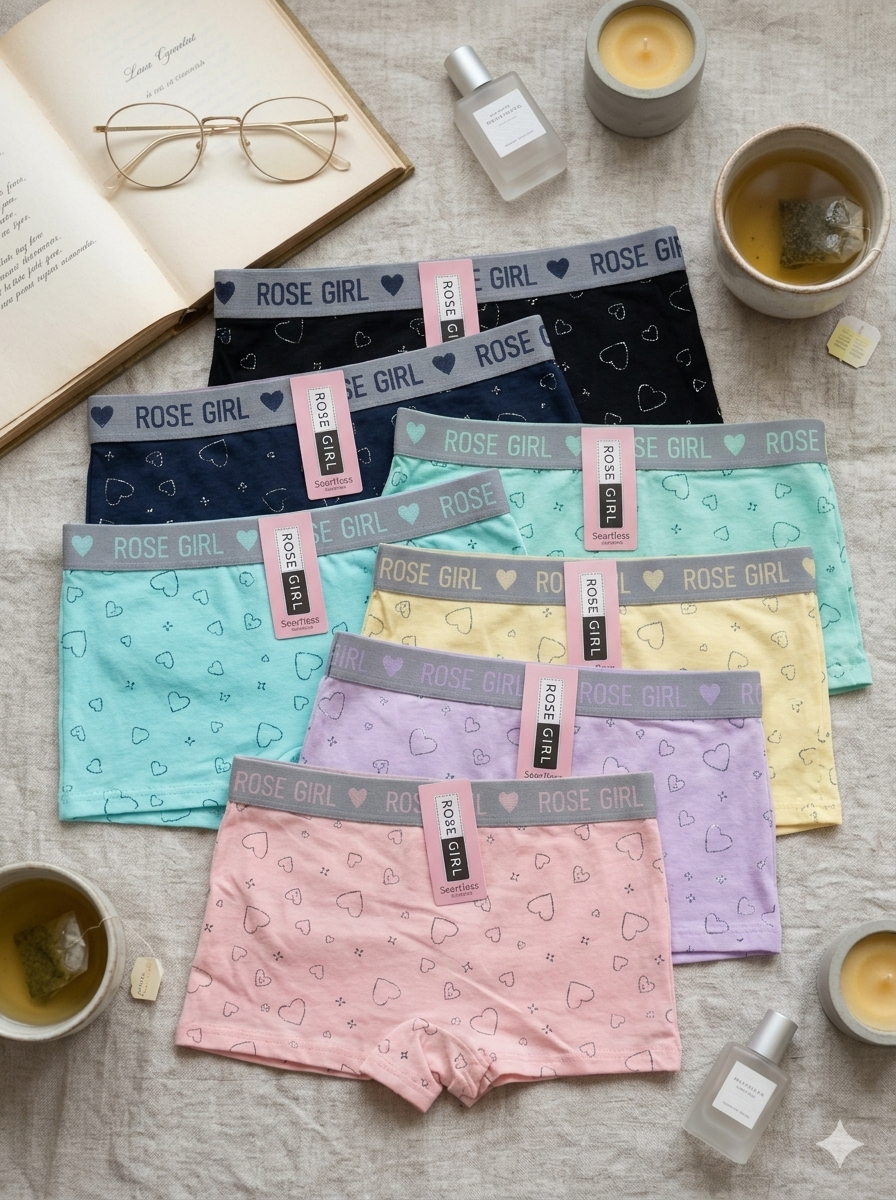 *Bundle Offer* Love Hearts Dailywear Cotton Boxer SP40167(124/125)^