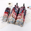 (36-42)b Elegant Flower Printed Single Padded Bra Panty Set(748)R2
