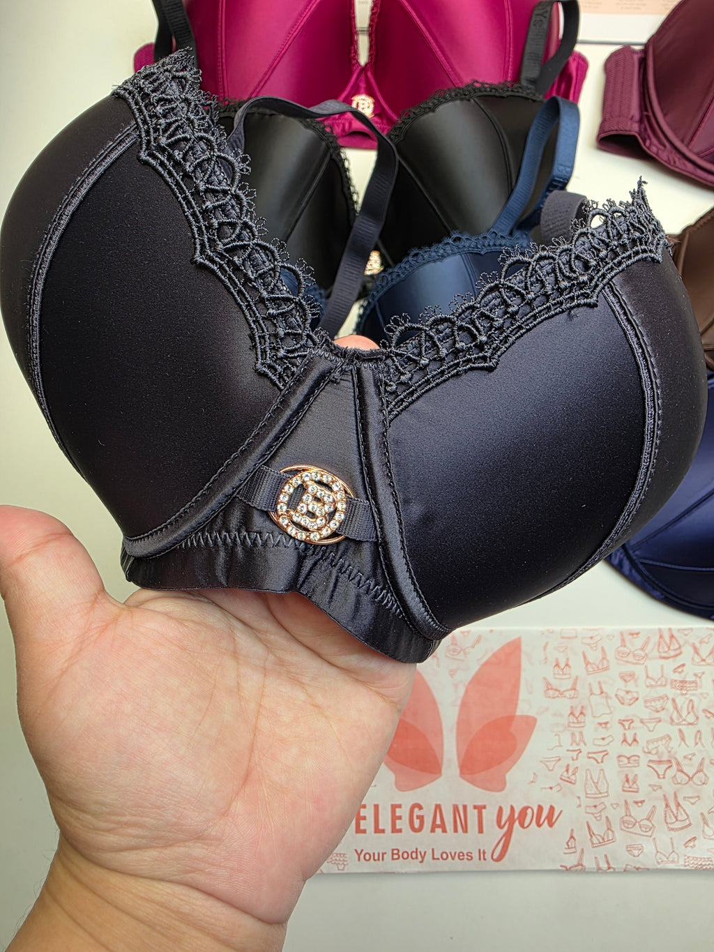 (36-42)D  Binny's Premium Plus Size D Cup Underwire Bra*HM7072(173)