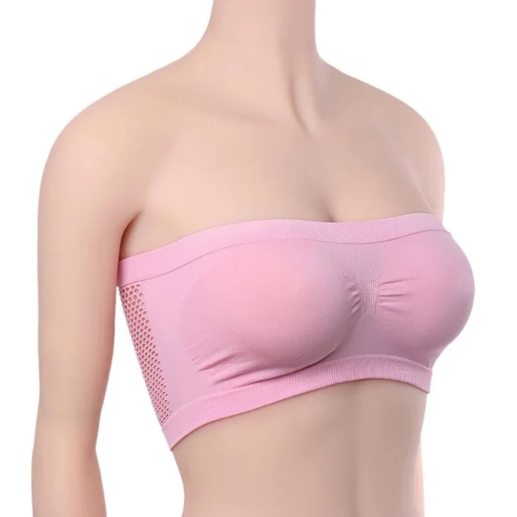 Breathable Cotton Strapless Bra (038)