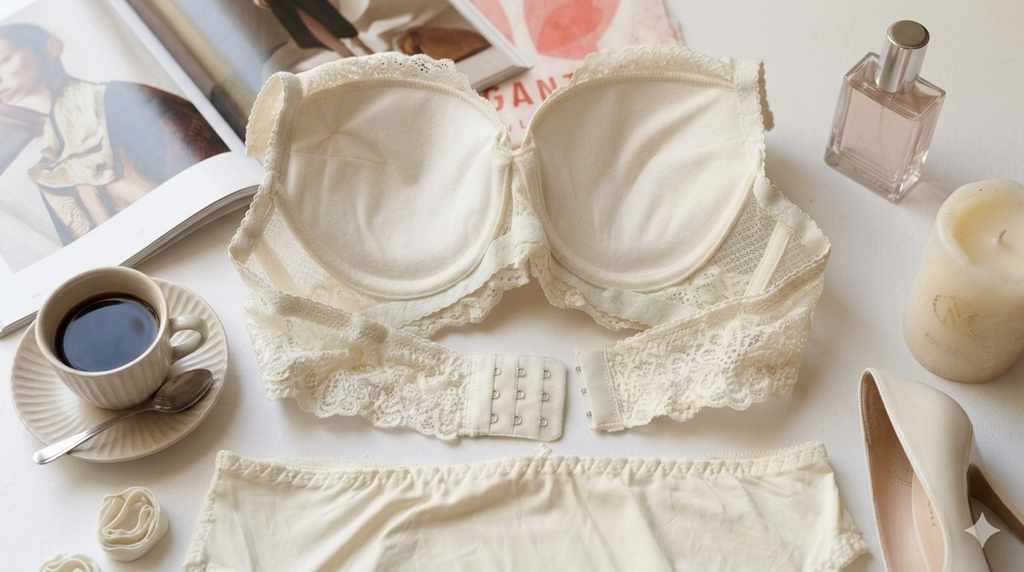 (32-36)b Elegant Lacy Soft Padded Wired Bra set 8221^