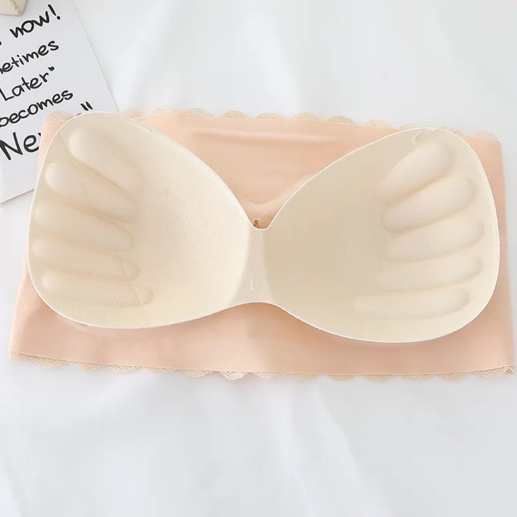 Elegant Flower Pattern Seamless No Hook Bra Free size For (28-36) (039)*