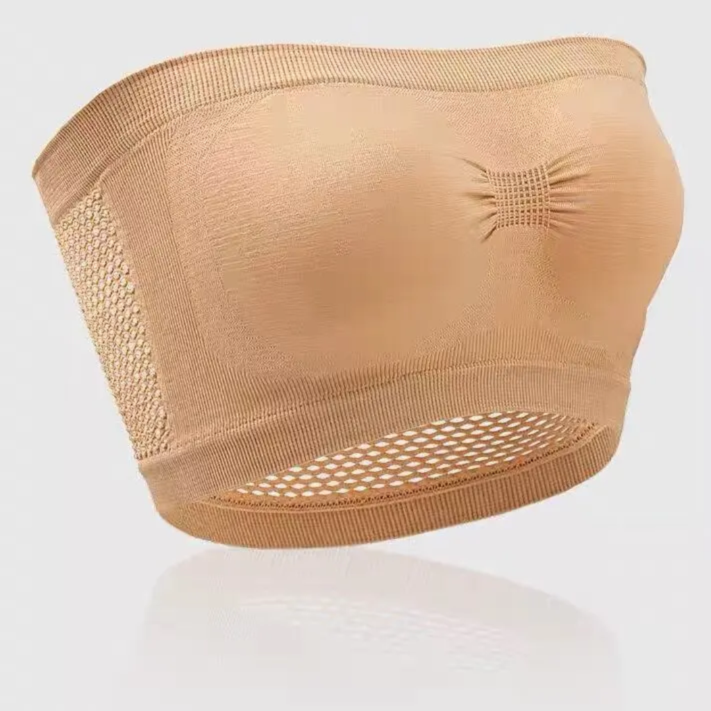 Breathable Cotton Strapless Bra (038)