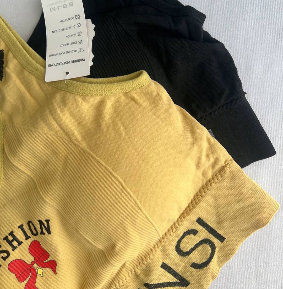 (36-42)  Wide Strap Sports Bra and Shorts Set (307)*